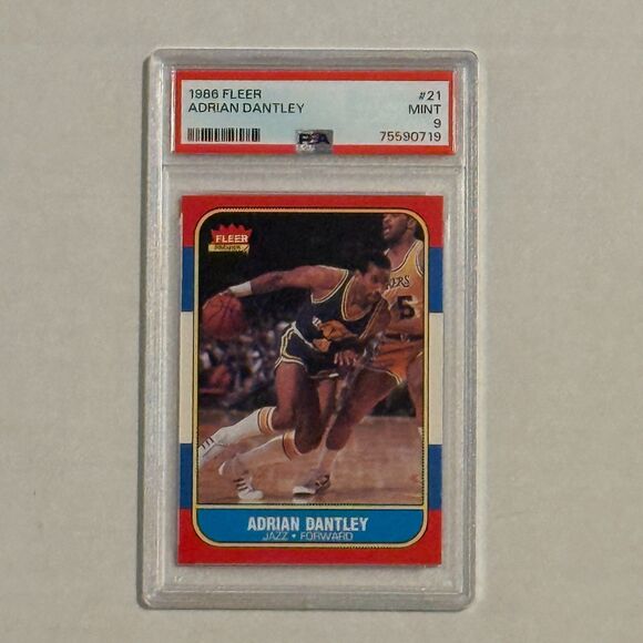 1986-87 FLEER BASKETBALL COMPLETE SET 1-132 11 stickers PSA Jordan Barkley Magic - Picture 10 of 16